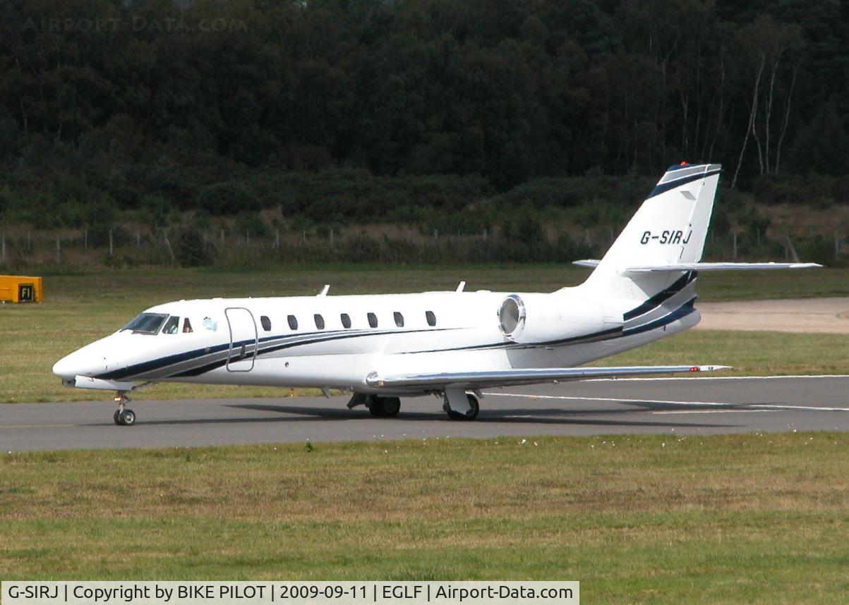 G-SIRJ, 2008 Cessna 680 Citation Sovereign C/N 680-0216, BACK TRACKING 26. BOOKAJET LTD