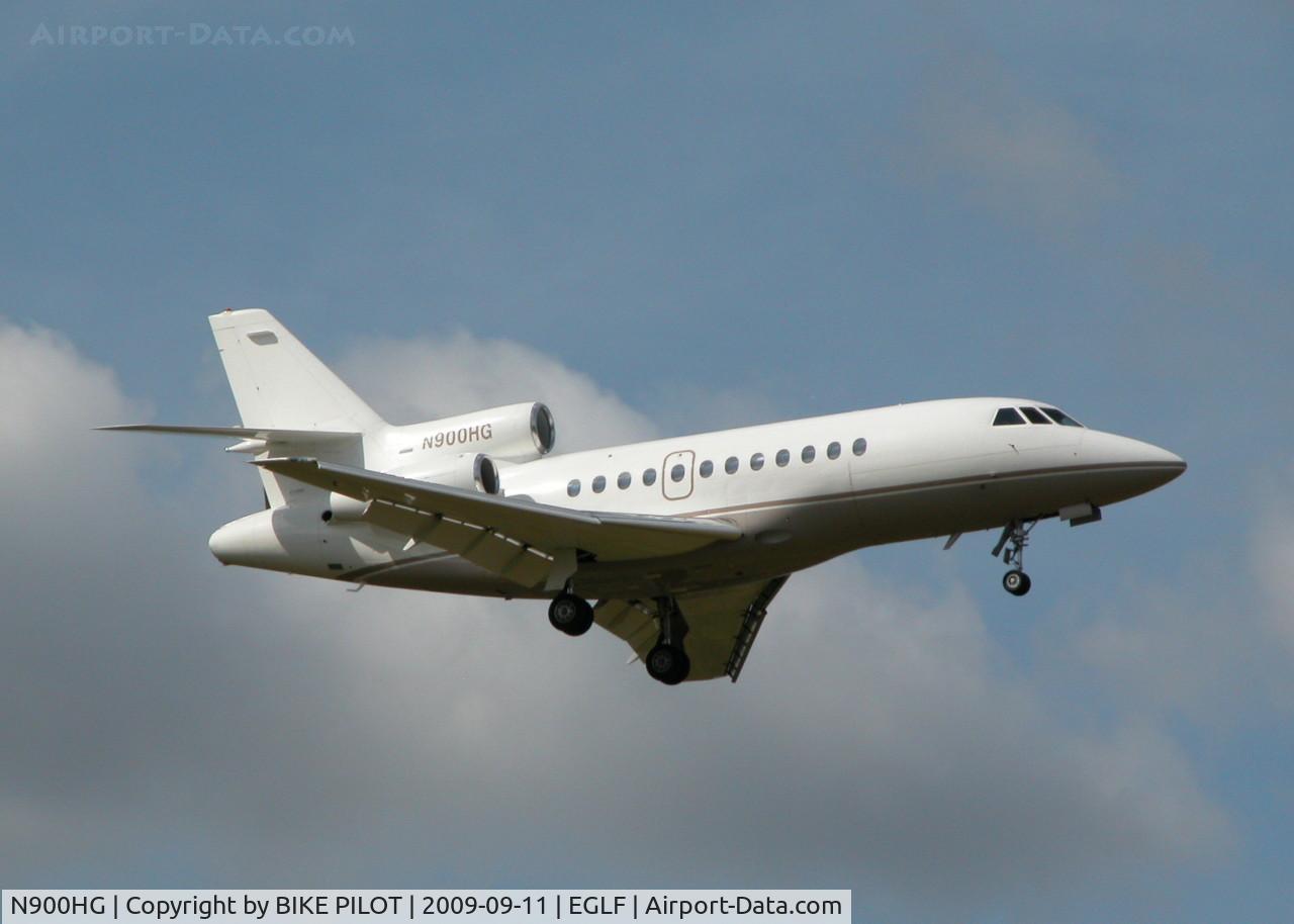 N900HG, 1995 Dassault Falcon 900EX C/N 001, FINALS FOR RWY 26