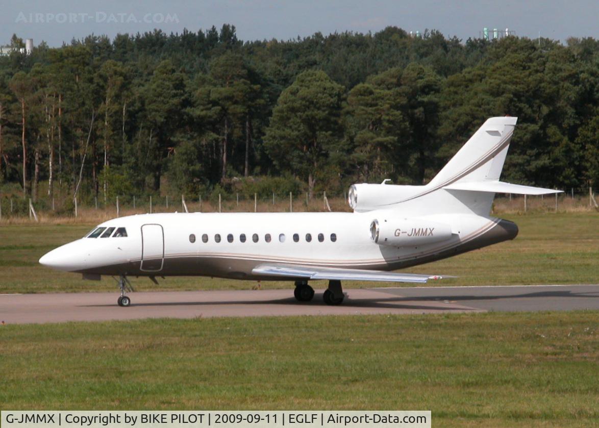 G-JMMX, 2007 Dassault Falcon 900EX C/N 184, STARTING TURN TO LINE UP ON RWY 26. J-MAX AIR SERVICES