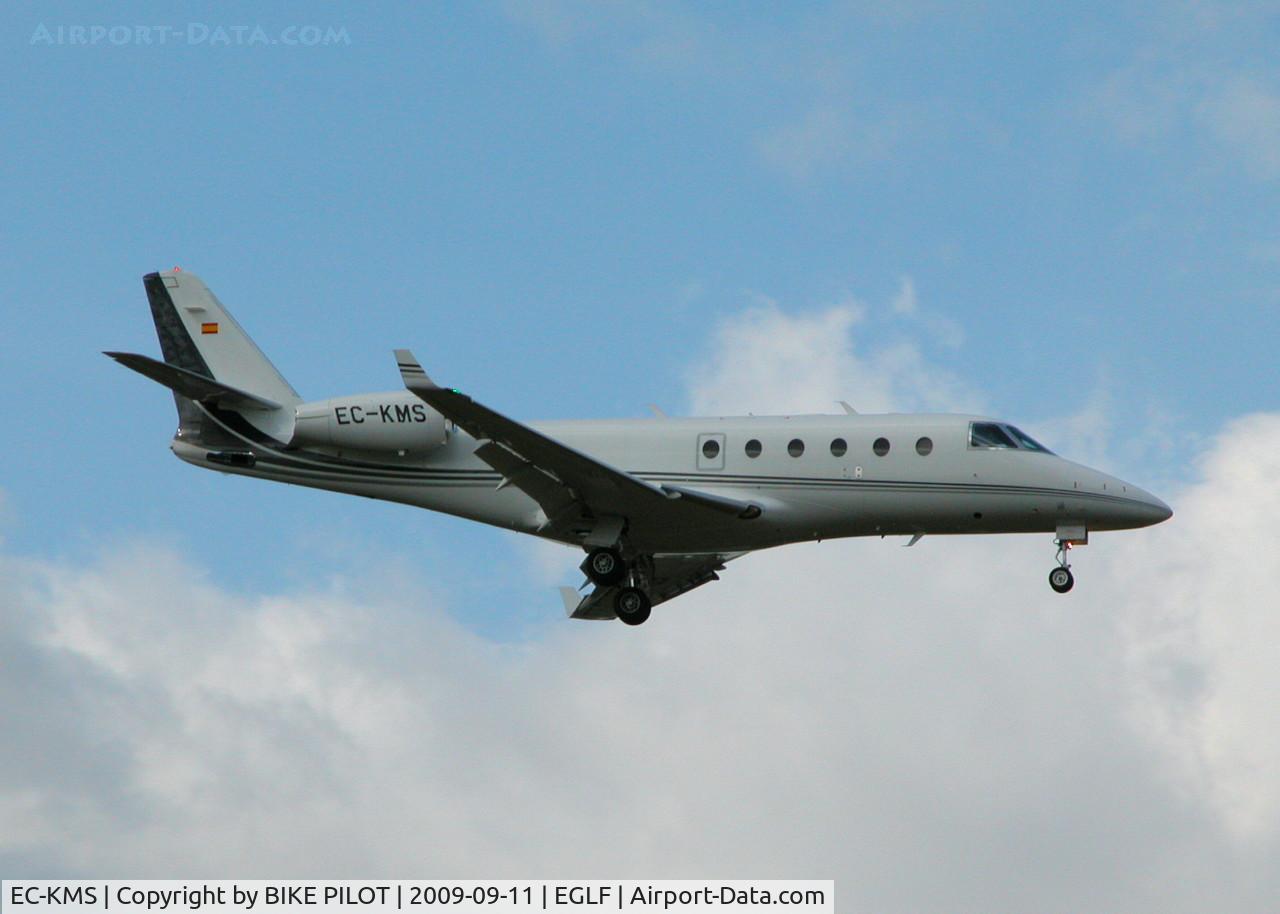 EC-KMS, 2007 Gulfstream Aerospace G150 C/N 237, FINALS FOR RWY 26