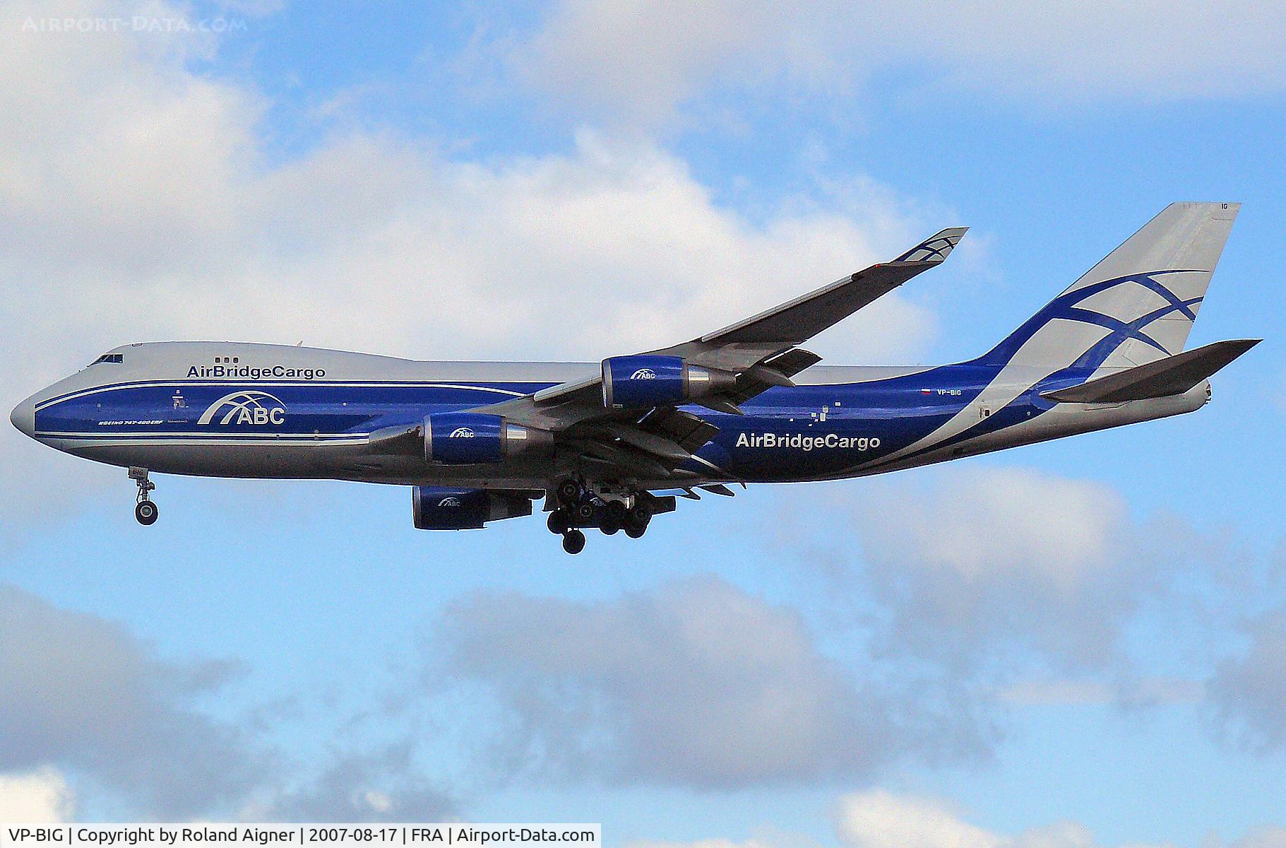 VP-BIG, 2007 Boeing 747-46N/FER/SCD C/N 35420, .