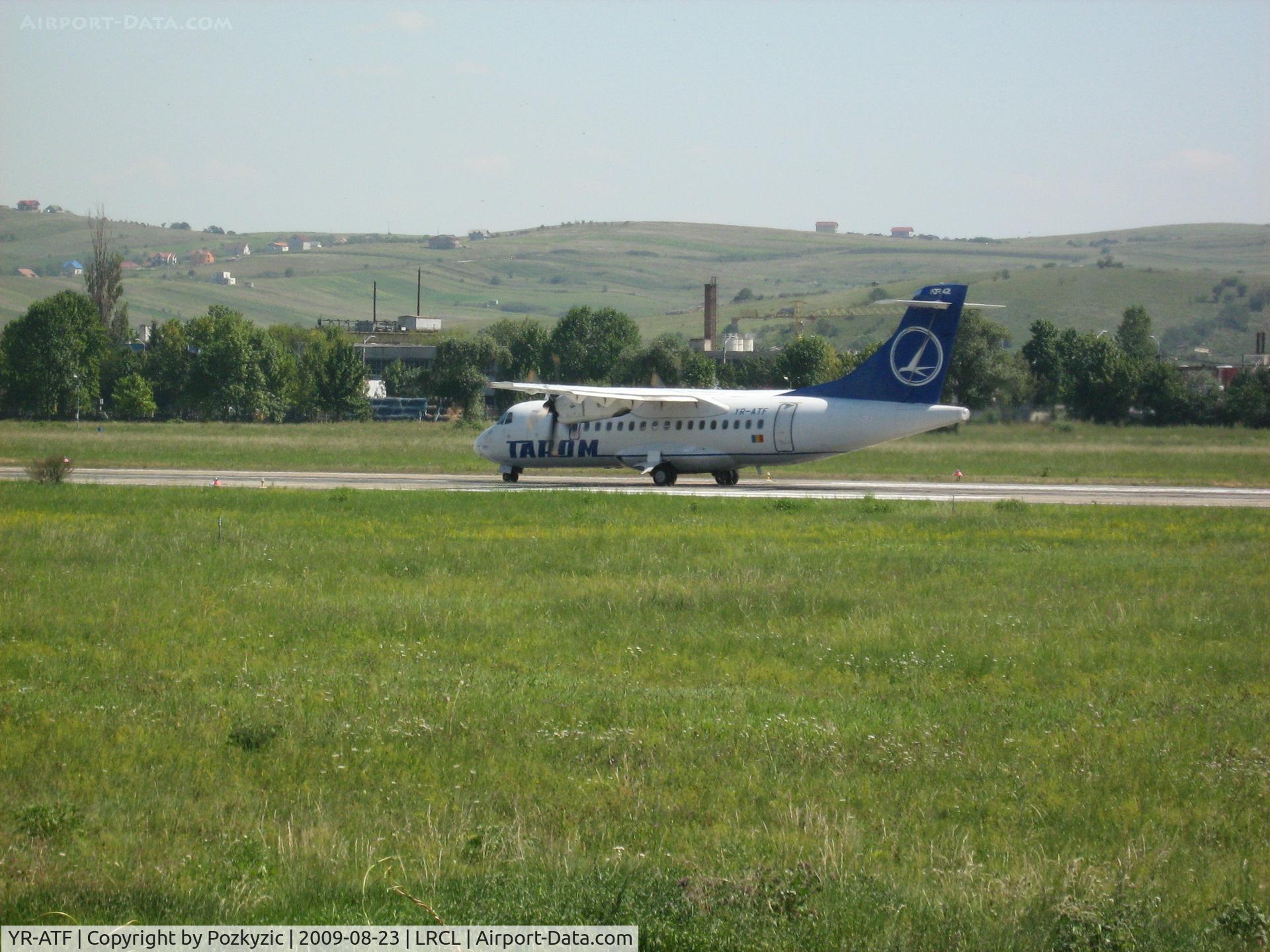 YR-ATF, 1999 ATR 42-500 C/N 599, After landing from Bucharest