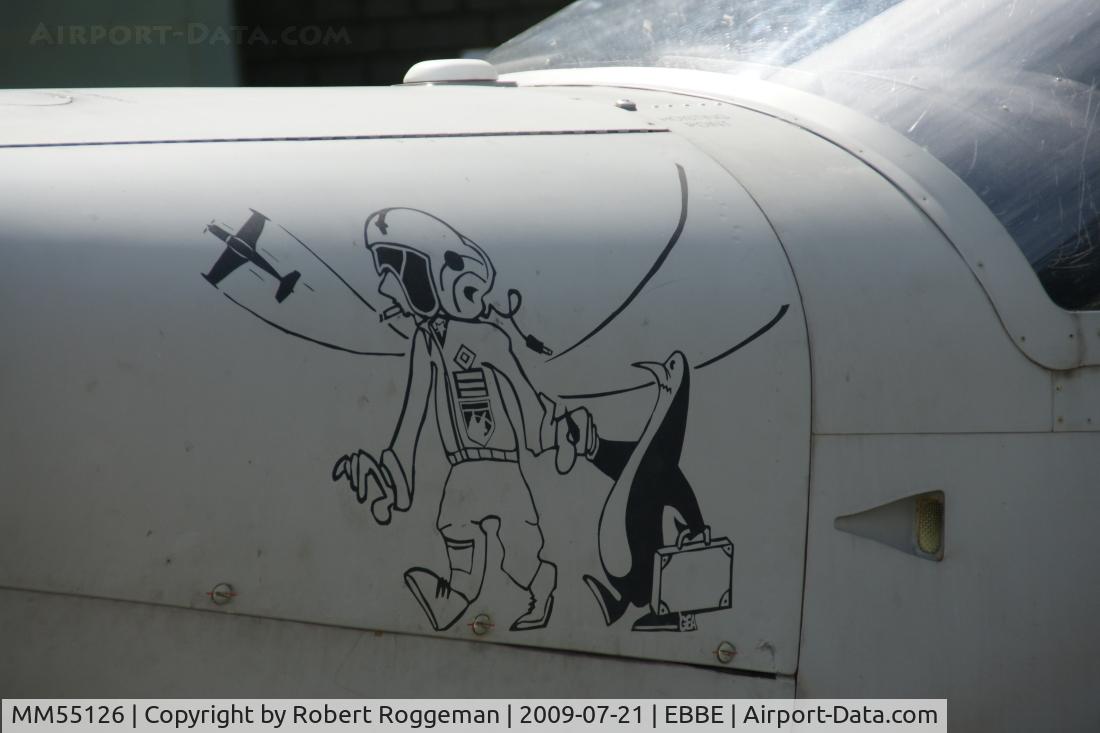 MM55126, SIAI-Marchetti SF-260EA C/N 6993/2088/EA029, Open door Beauvechain Air Base.AMI