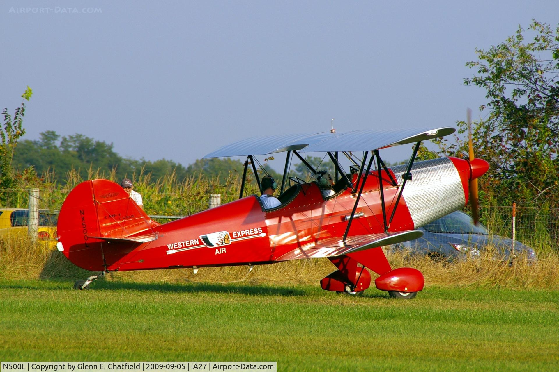 N500L, 1999 Hatz XB-II C/N 500, At the Antique Airplane Association Fly In