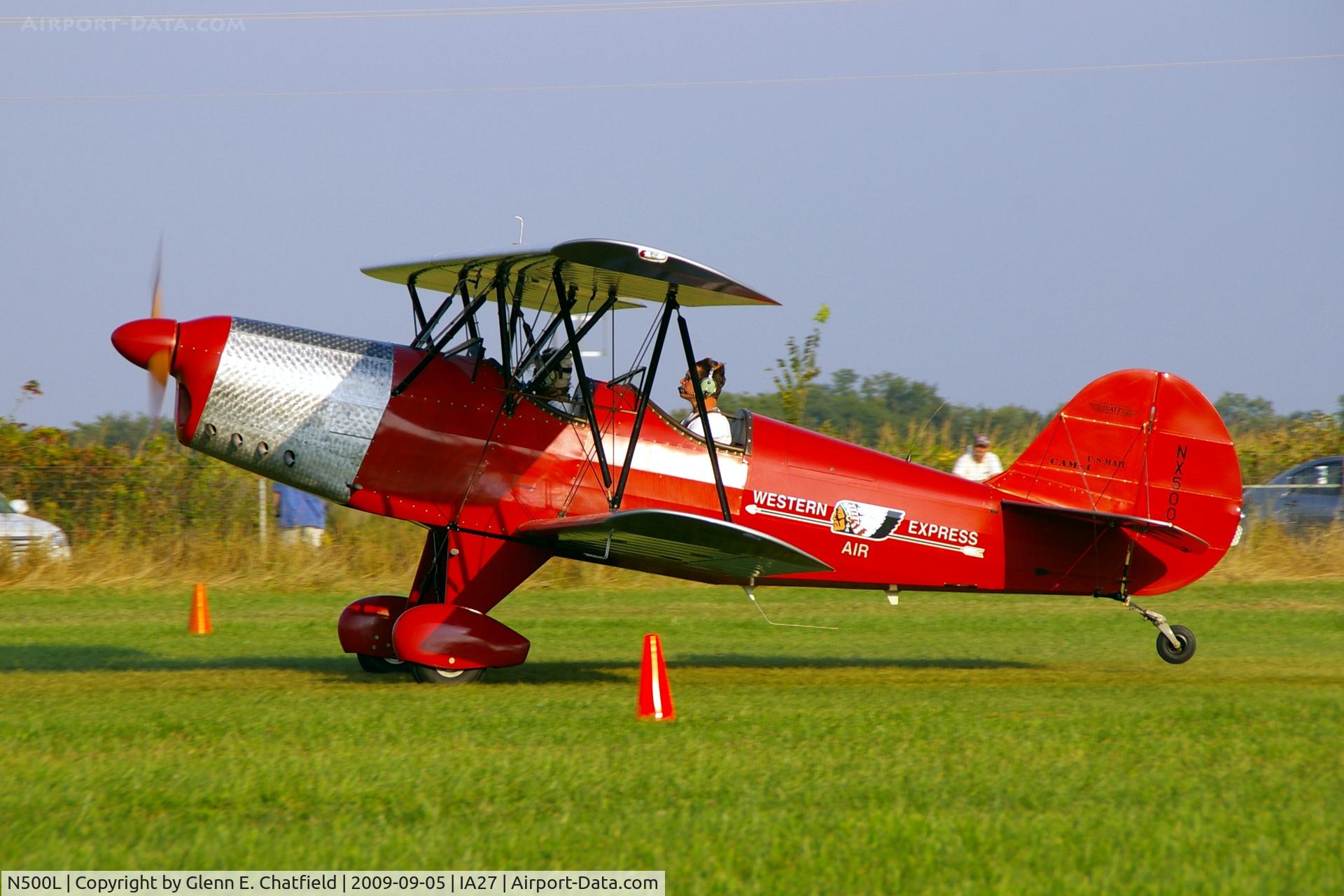 N500L, 1999 Hatz XB-II C/N 500, At the Antique Airplane Association Fly In
