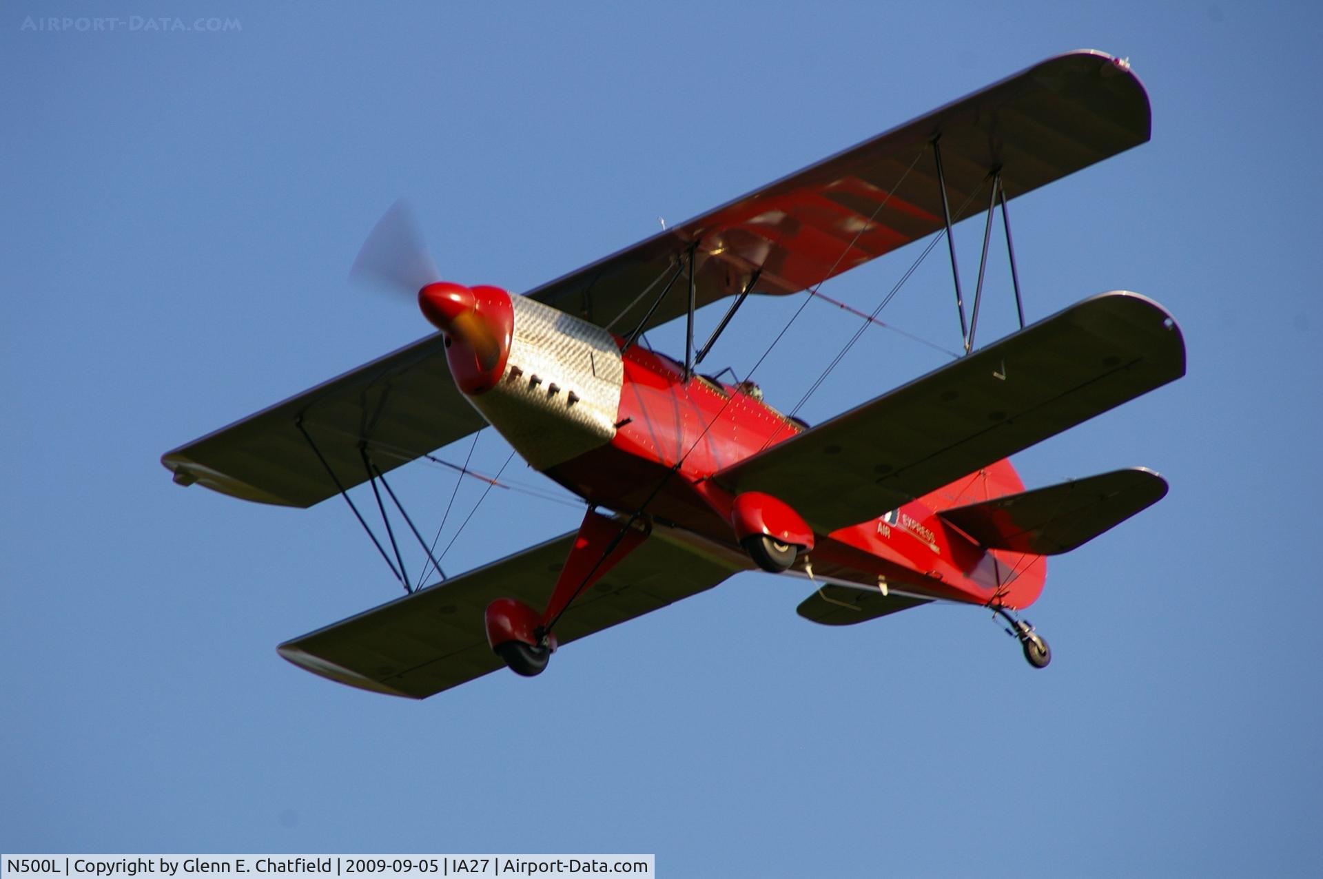 N500L, 1999 Hatz XB-II C/N 500, At the Antique Airplane Association Fly In