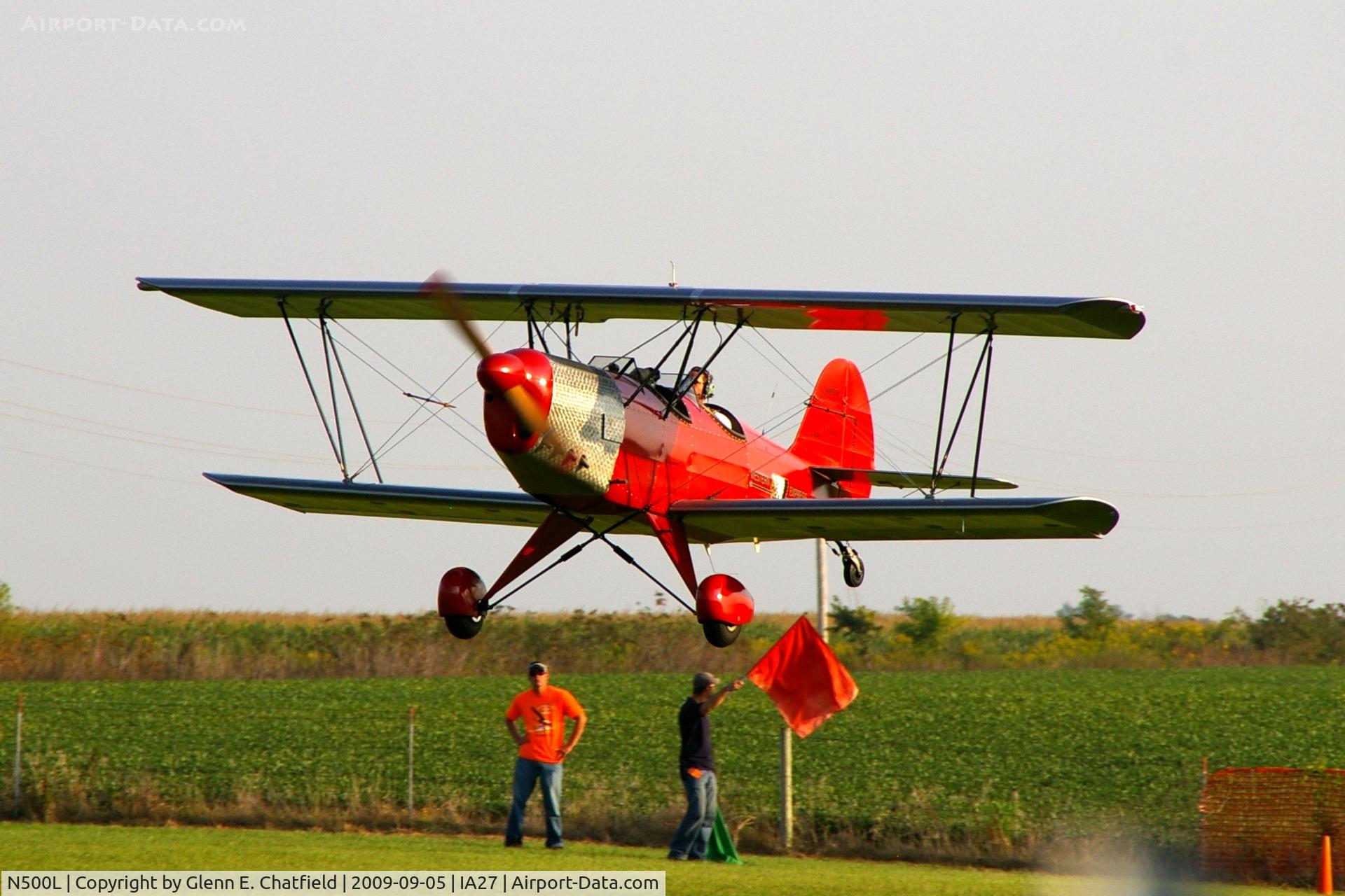 N500L, 1999 Hatz XB-II C/N 500, At the Antique Airplane Association Fly In