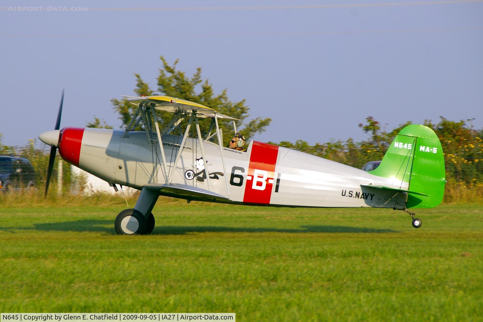 N645, 1981 Marquart MA-5 Charger C/N 120, At the Antique Airplane Association Fly In