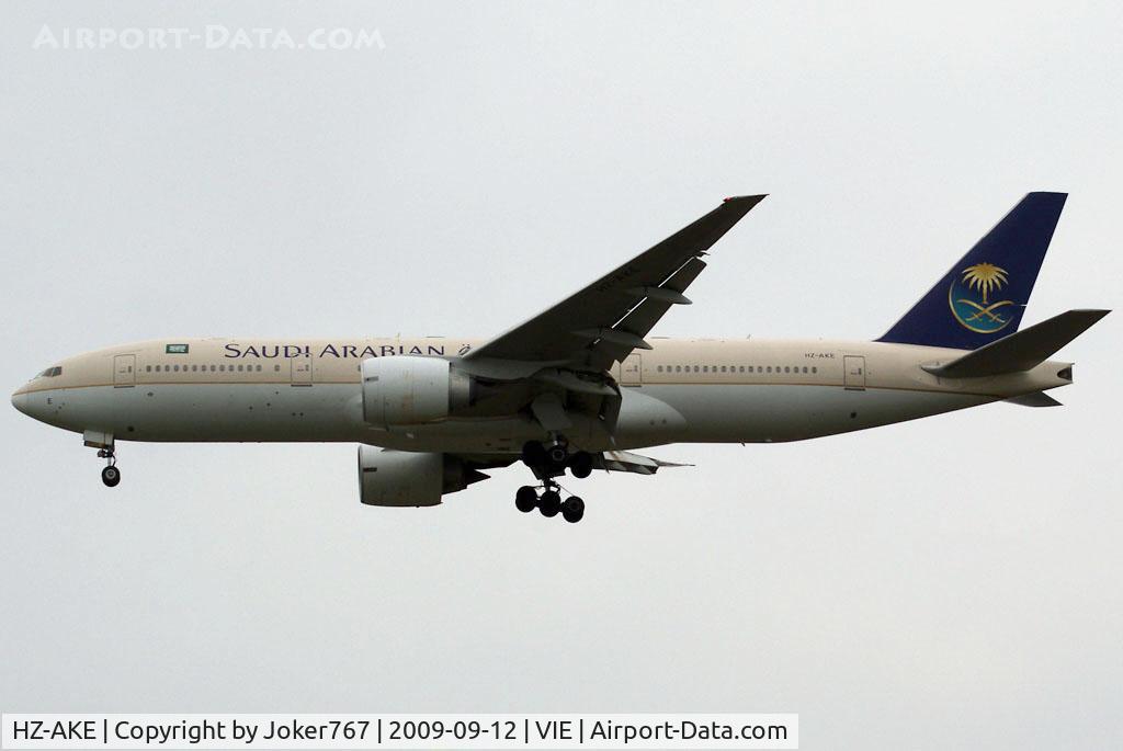 HZ-AKE, 1997 Boeing 777-268/ER C/N 28348, Saudi Arabian Airlines Boeing 777-268(ER)