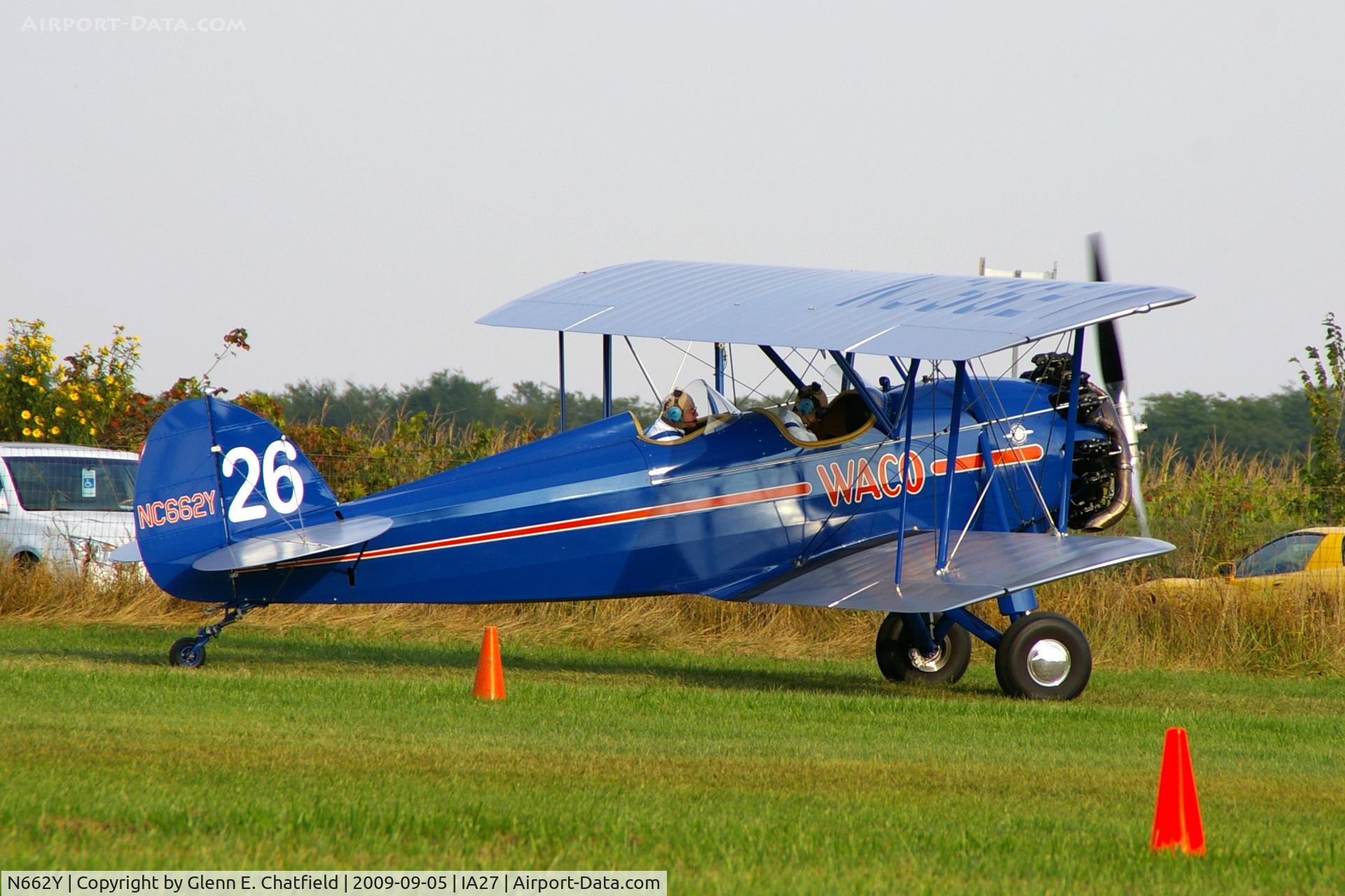 N662Y, Waco ASO C/N 3228, At the Antique Airplane Association Fly In