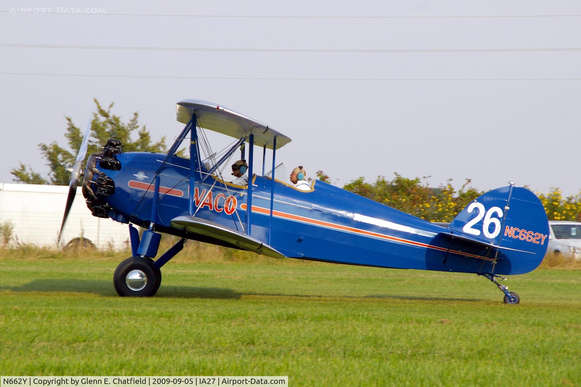 N662Y, Waco ASO C/N 3228, At the Antique Airplane Association Fly In
