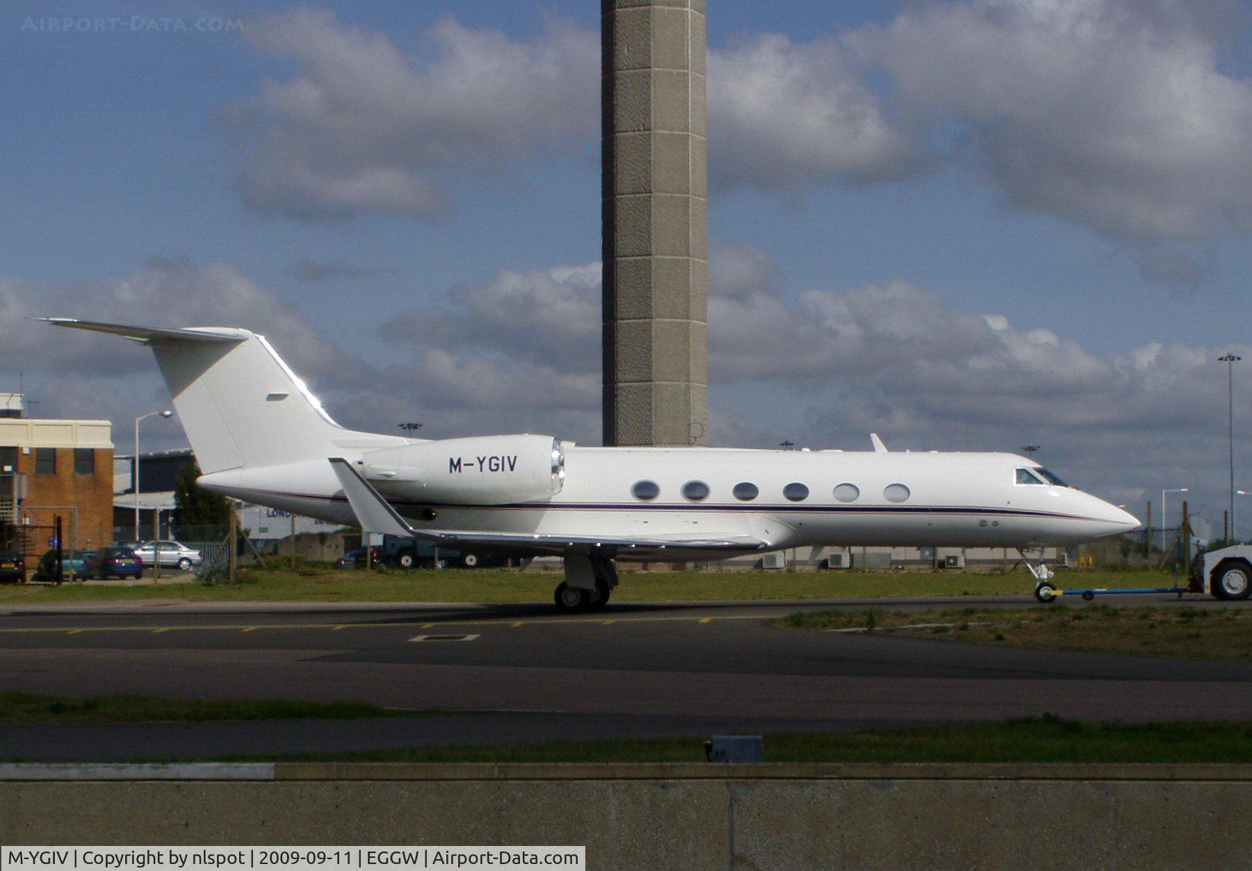 M-YGIV, 1988 Gulfstream Aerospace G-IV C/N 1080, ...