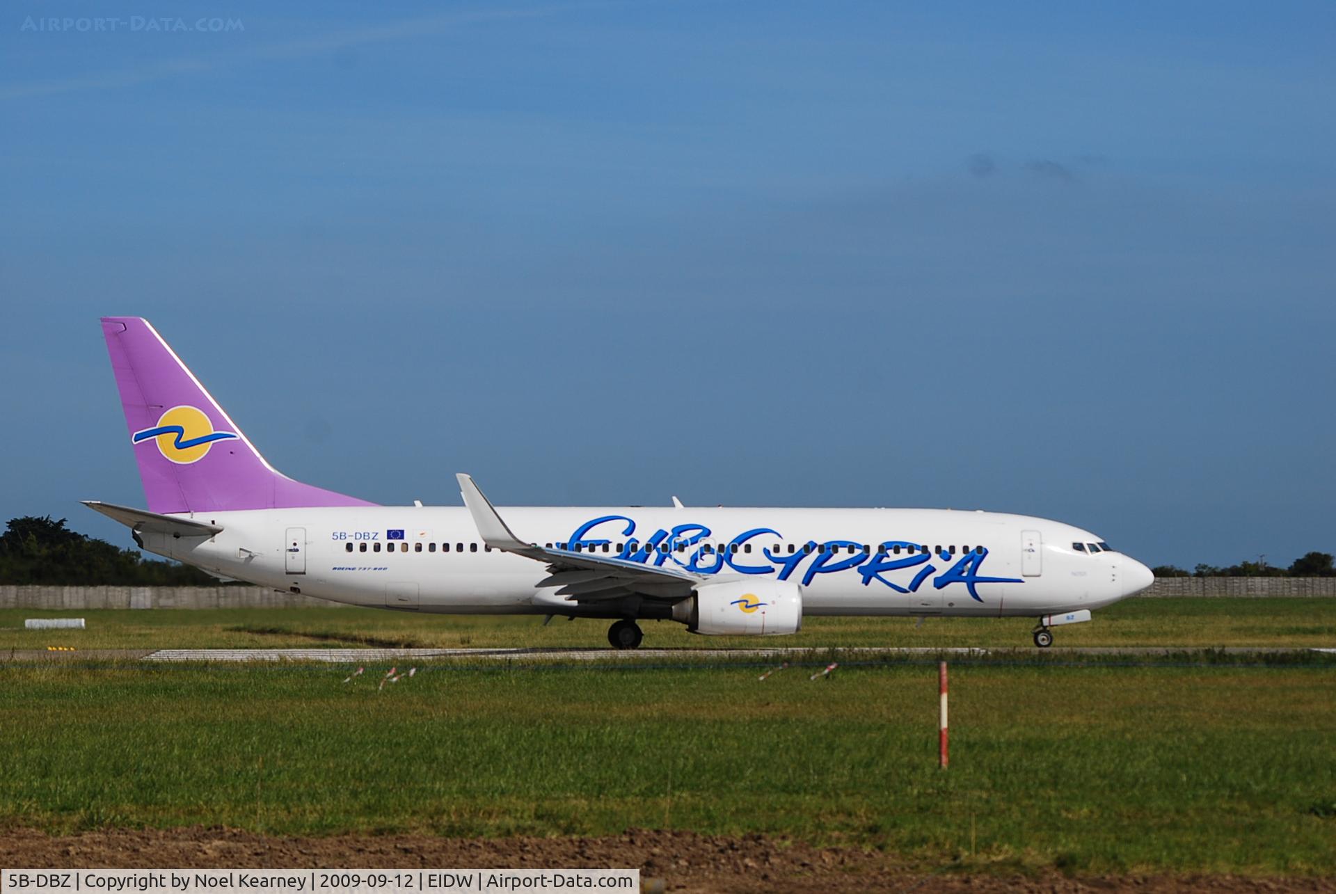 5B-DBZ, 2006 Boeing 737-8BK C/N 33030, (c/n 33030) - Departing off Rwy 10