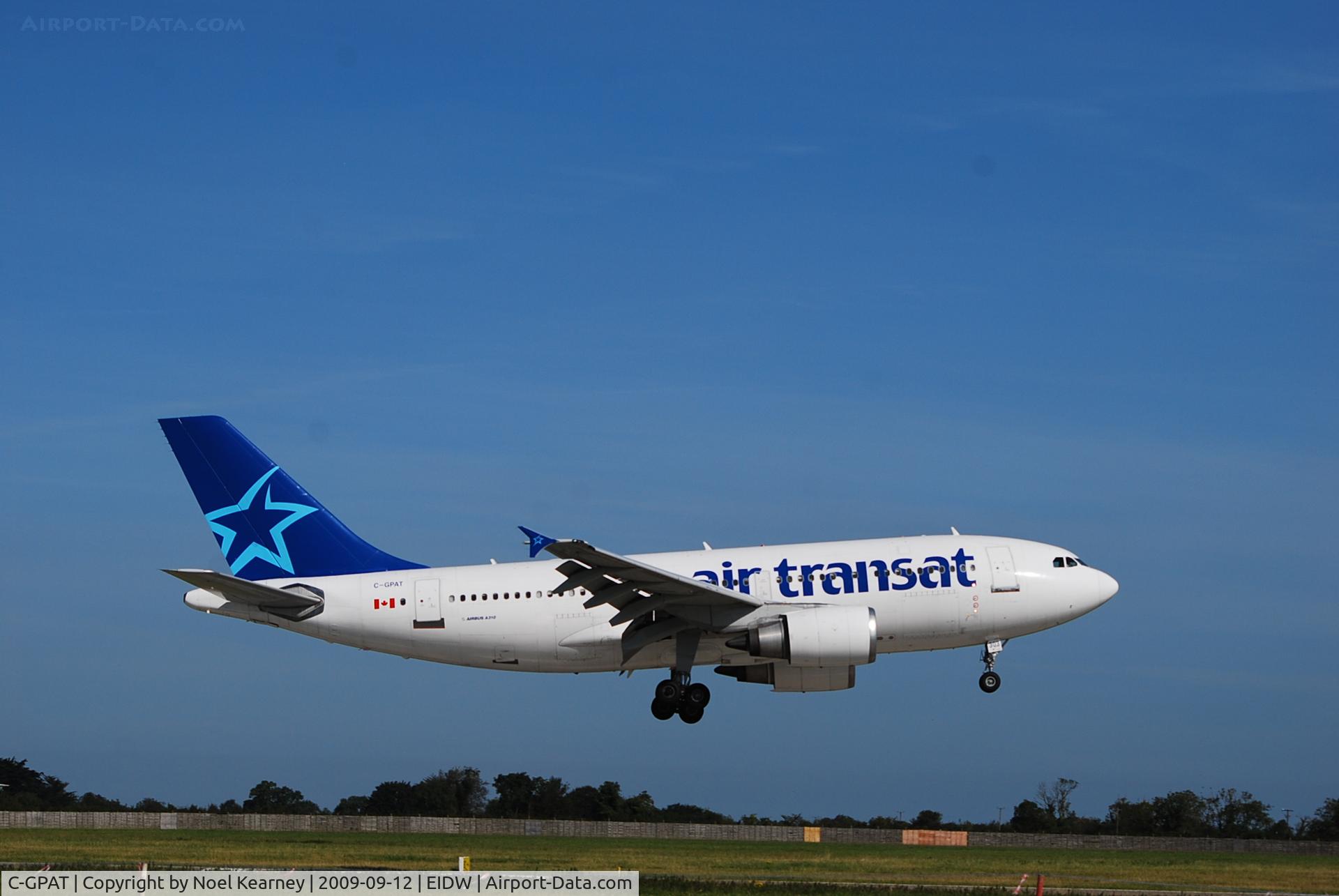 C-GPAT, 1992 Airbus A310-308 C/N 597, Landing Rwy 10