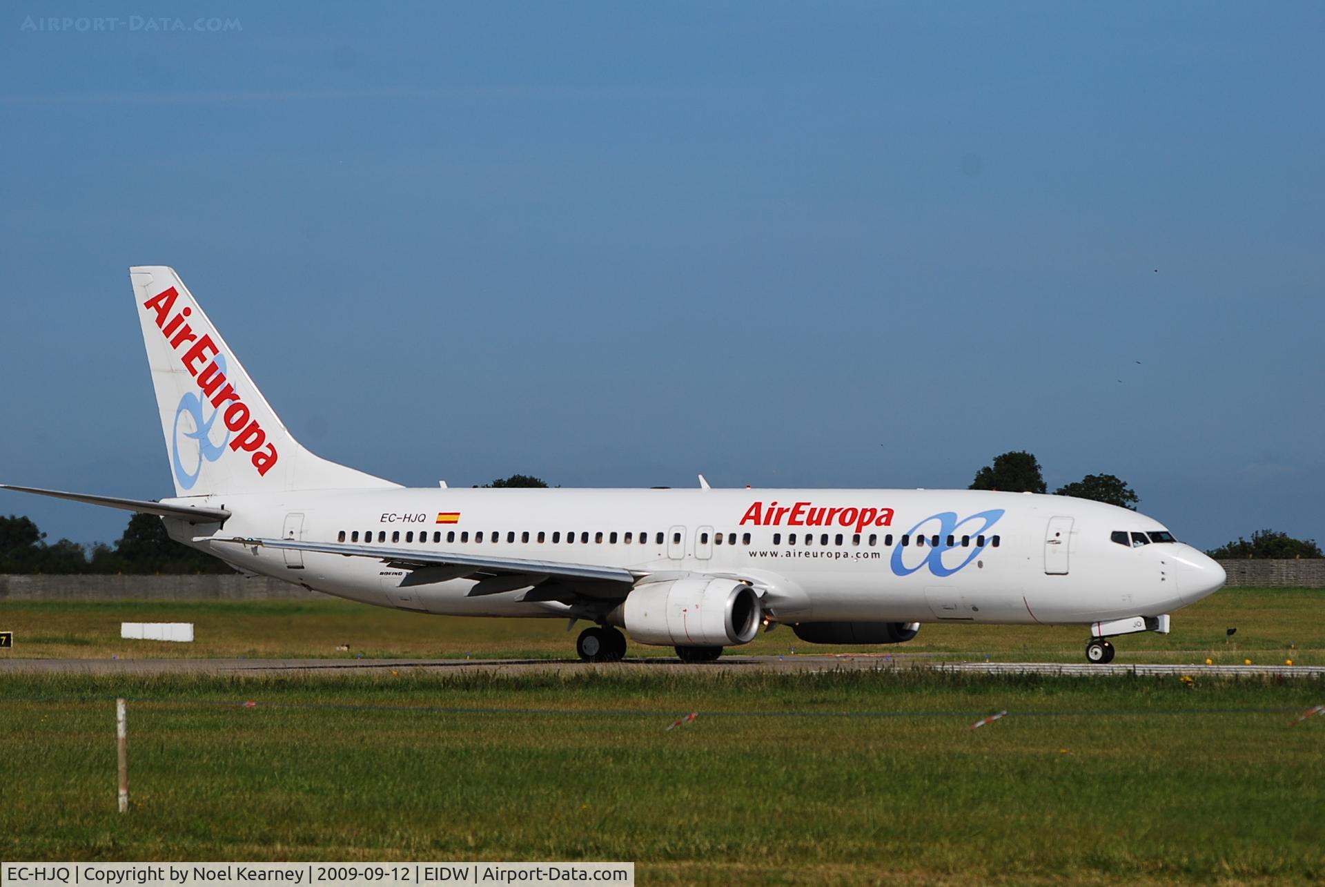 EC-HJQ, 2000 Boeing 737-85P C/N 28387, Departing off Rwy 10