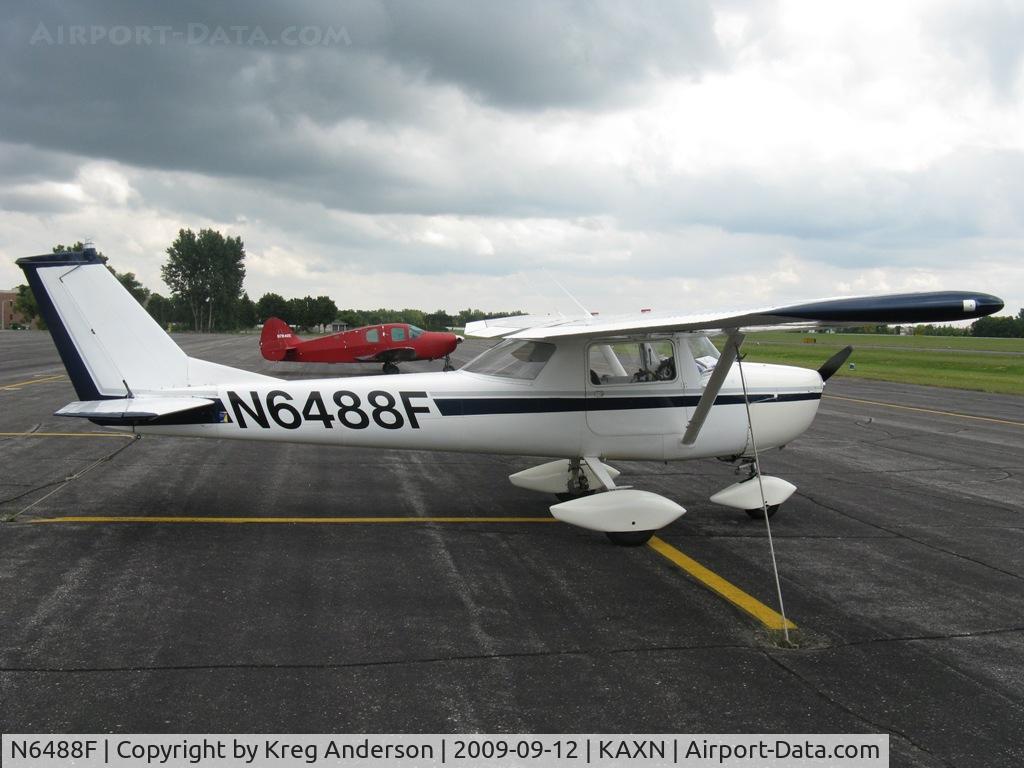 N6488F, 1966 Cessna 150F C/N 15063088, On the line. Cessna 150F