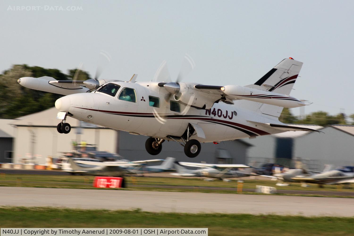 N40JJ, Mitsubishi MU-2B-26A C/N 383, Mitsubishi MU-2B-26A, c/n: 383
