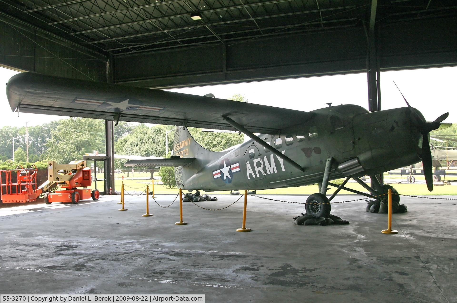 55-3270, 1955 De Havilland Canada U-1A Otter C/N 116, This Canadian bushplane served the US Army well for transport duties.