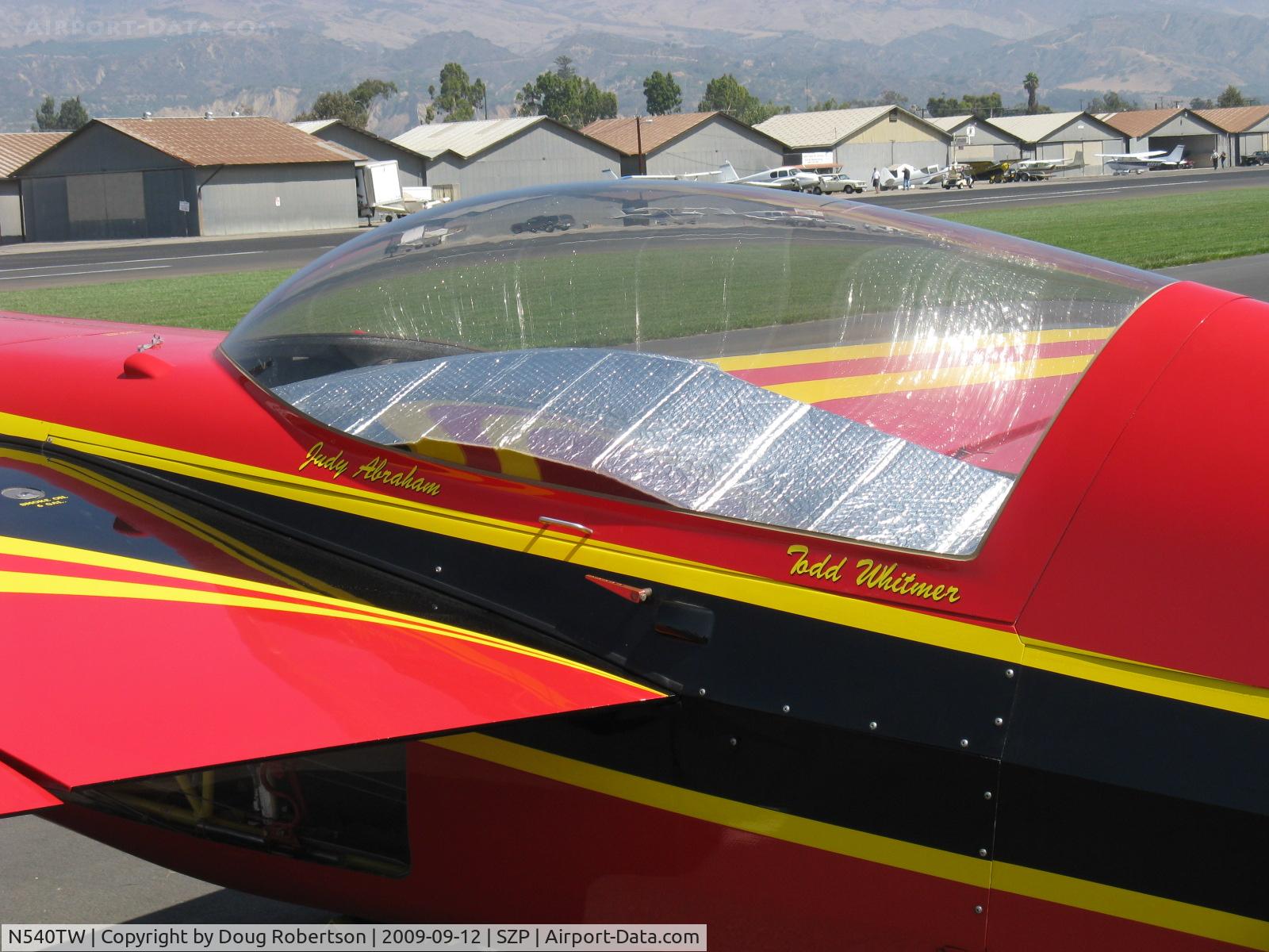 N540TW, 2003 Zivko Edge 540TK C/N 2016, 2003 Witmer EDGE 540-TK, Lycoming AEIO-540 300 Hp