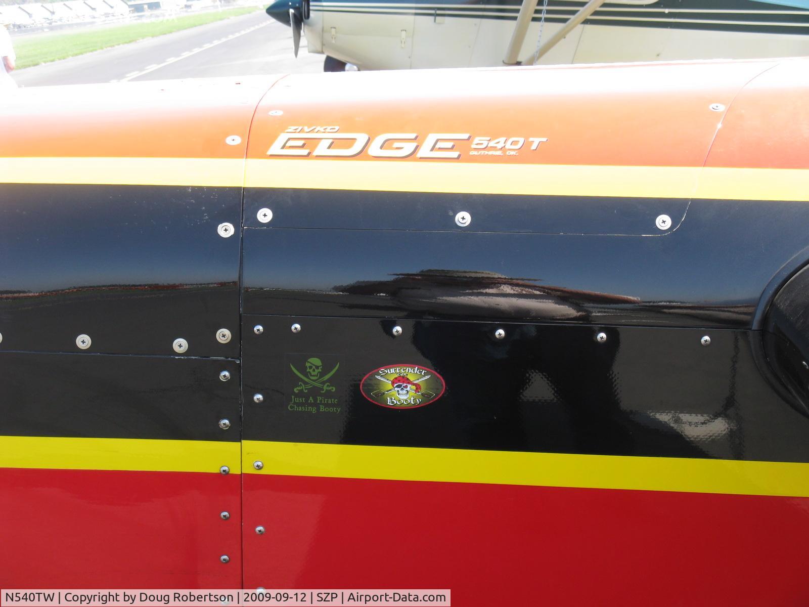 N540TW, 2003 Zivko Edge 540TK C/N 2016, 2003 Witmer EDGE 540-TK, Lycoming AEIO-540 300 Hp, logo