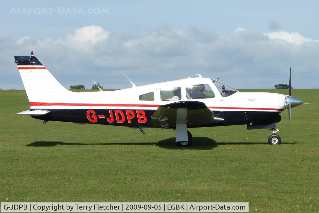 G-JDPB, 1978 Piper PA-28R-201T Cherokee Arrow III C/N 28R-7803024, Visitor to the 2009 Sywell Revival Rally