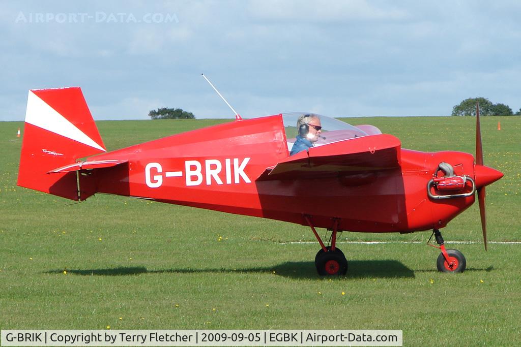 G-BRIK, 1977 Tipsy T-66 Nipper 3 C/N PFA 025-10174, Visitor to the 2009 Sywell Revival Rally