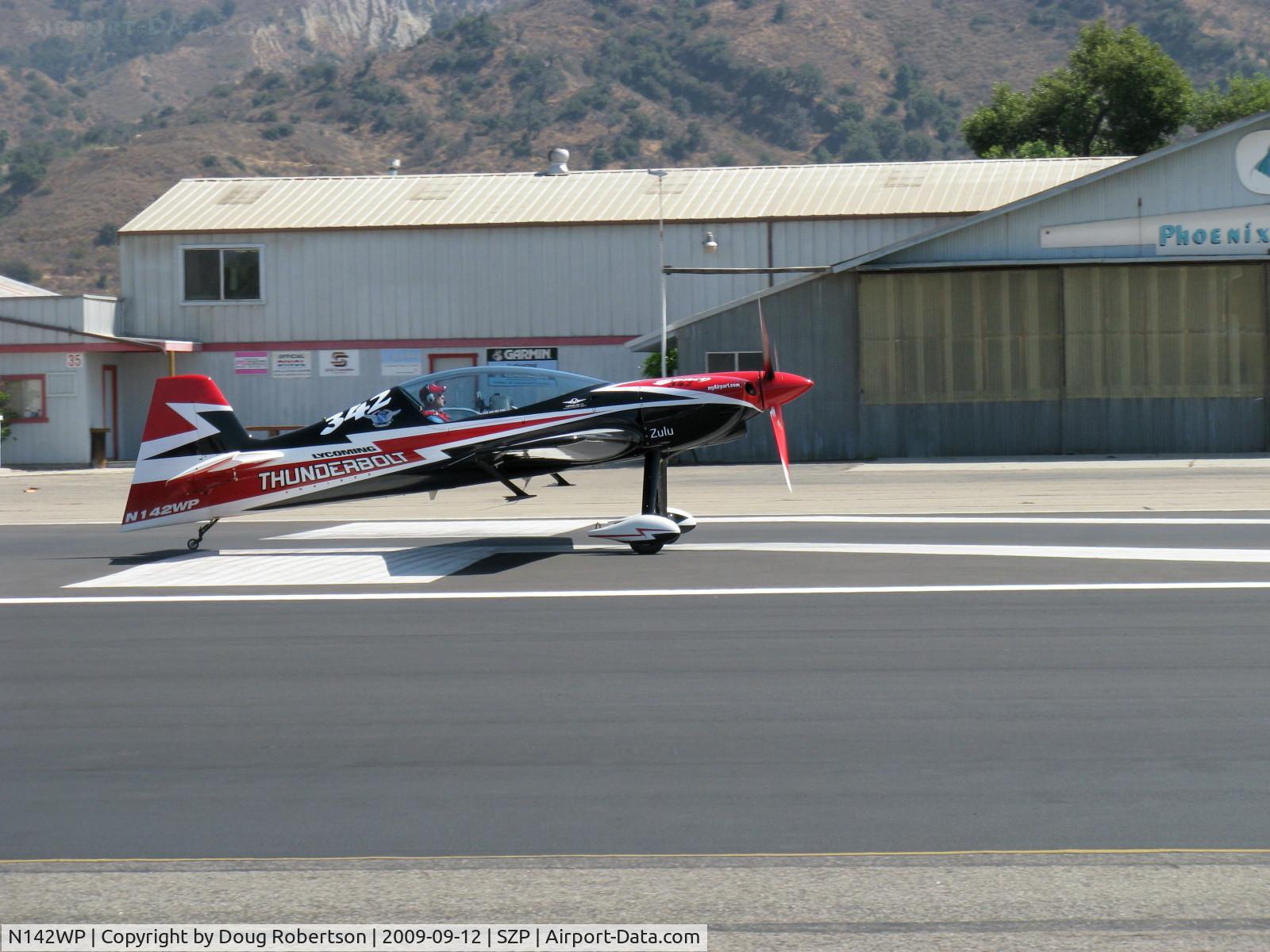 N142WP, 2008 XtremeAir XA-42 Sbach 342 C/N 004, 2008 ExtremeAir Gmbh Sbach 342, Lycoming Thunderbolt AEIO-580-L1B5 342 Hp, 2 seats, roll rate >450 deg./sec., 3 blade CS MT prop, takeoff roll Rwy 22