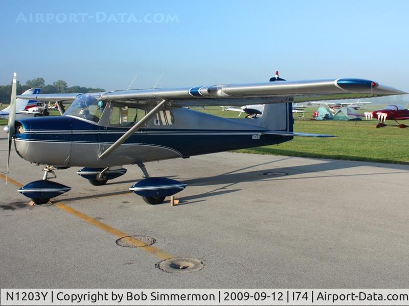 N1203Y, 1962 Cessna 150B C/N 15059603, MERFI fly-in - Urbana, Ohio