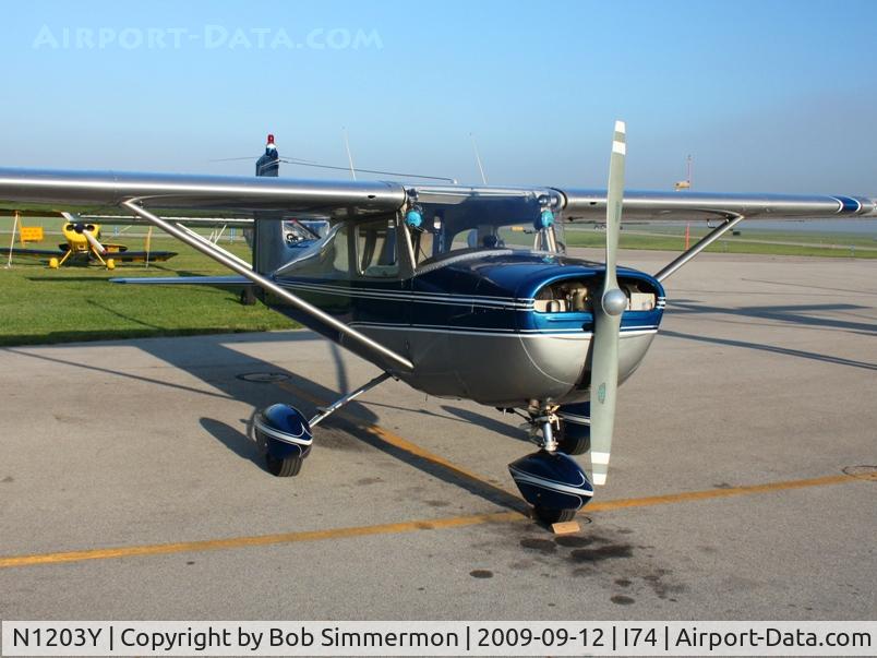 N1203Y, 1962 Cessna 150B C/N 15059603, MERFI fly-in - Urbana, Ohio
