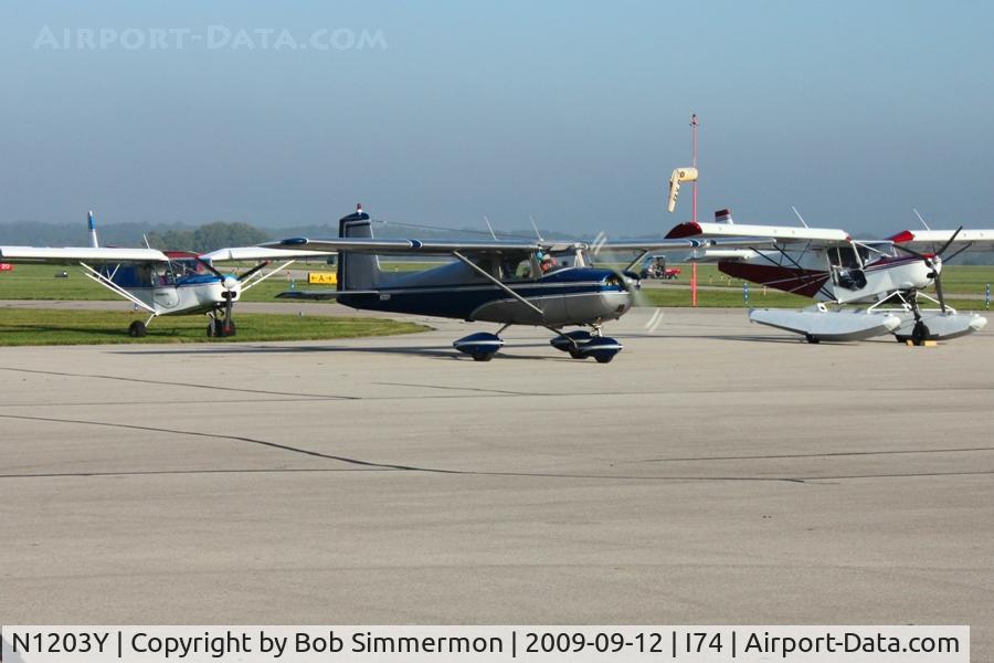 N1203Y, 1962 Cessna 150B C/N 15059603, MERFI fly-in - Urbana, Ohio