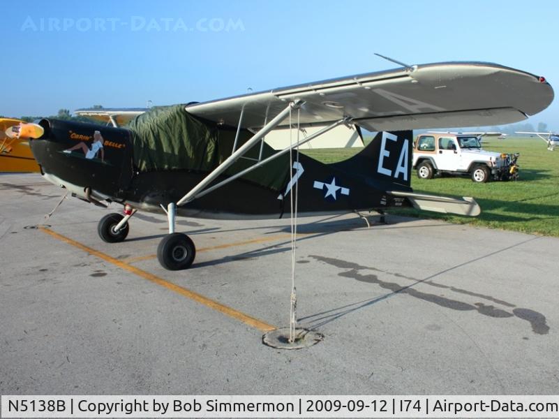N5138B, 1956 Stinson OY-2 C/N 04013, MERFI fly-in - Urbana, Ohio