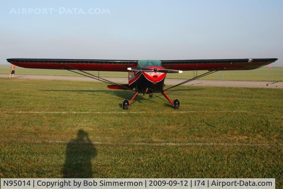 N95014, 1946 Taylorcraft BC12-D C/N 9414, MERFI fly-in - Urbana, Ohio