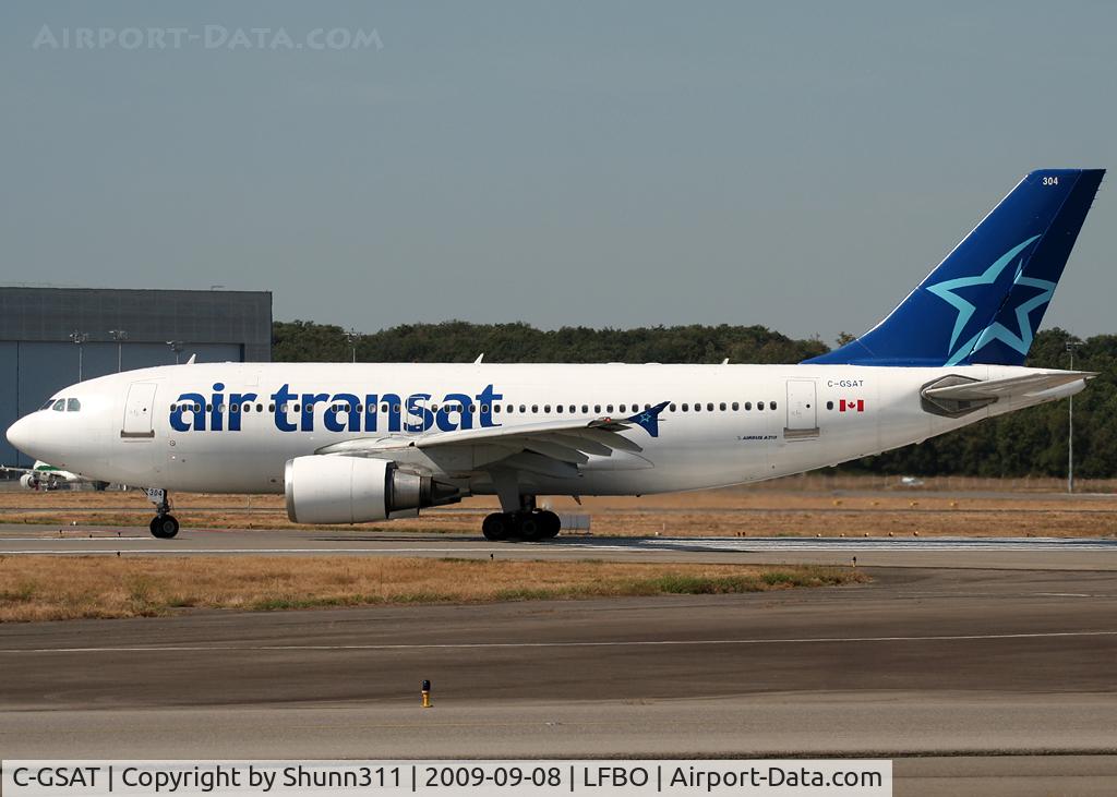 C-GSAT, 1991 Airbus A310-308 C/N 600, Ready for take off rwy 14L
