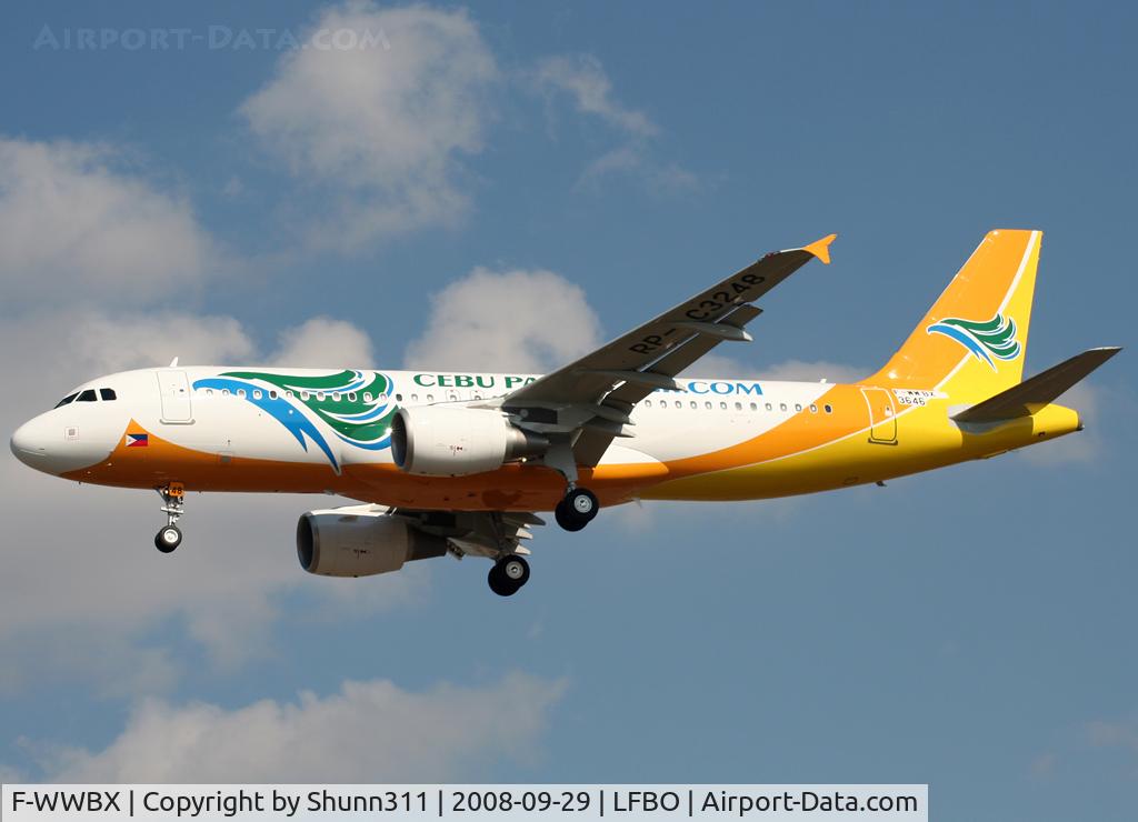 F-WWBX, 2008 Airbus A320-214 C/N 3646, C/n 3646 - To be RP-C3248