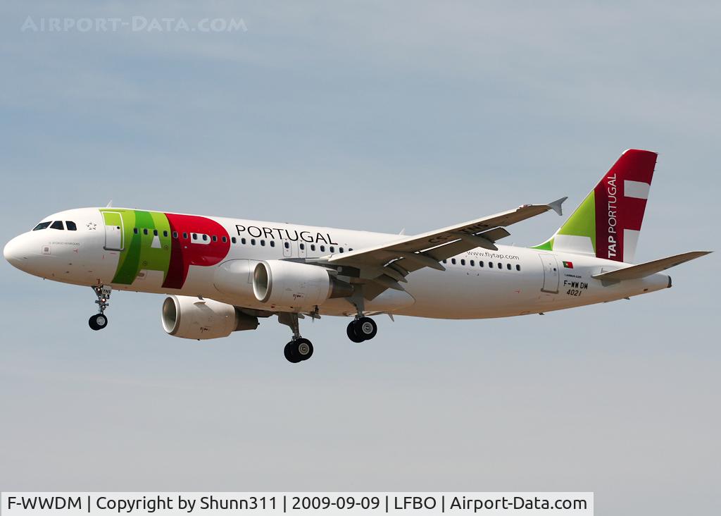 F-WWDM, 2009 Airbus A320-214 C/N 4021, C/n 4021 - To be CS-TNS