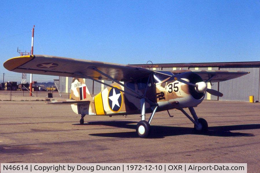 N46614, 1941 Fairchild UC-61A Argus II (24W-41A) C/N W41A-252, In the color scheme of a UC-61 Forwarder in WWII