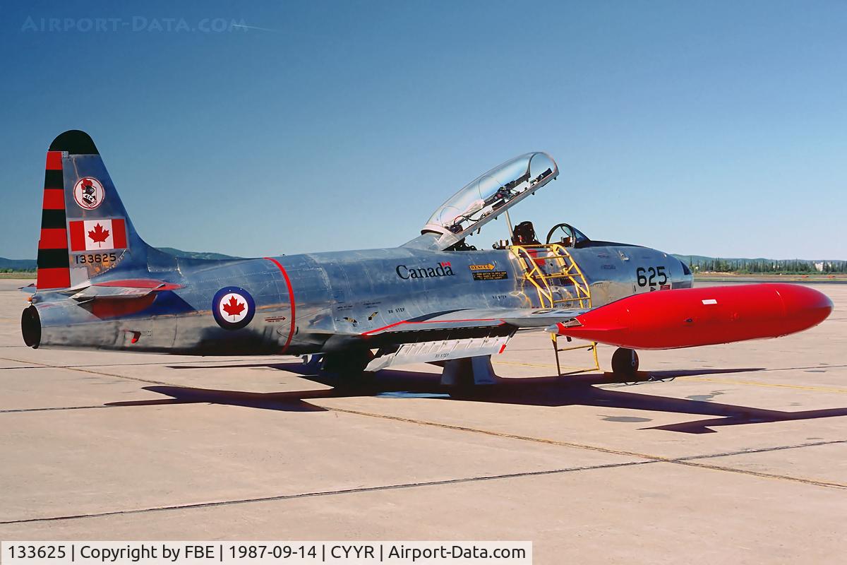 133625, Canadair CT-133 Silver Star 3 C/N T33-625, CT-33A Silver Bird at Goose Bay