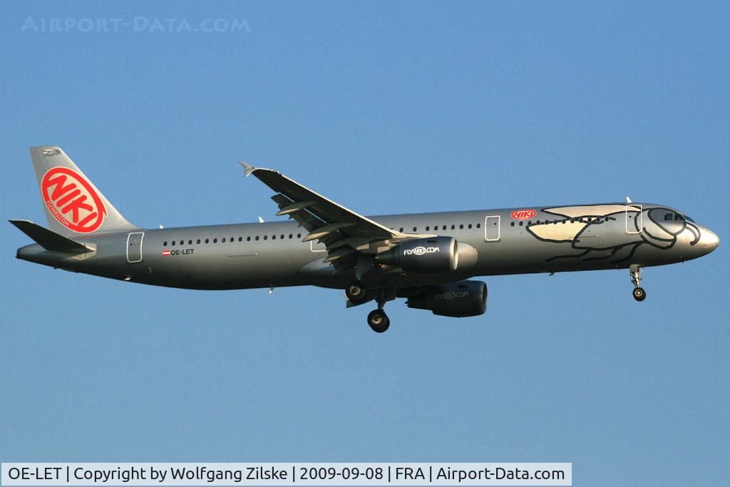 OE-LET, 2009 Airbus A321-211 C/N 3830, visitor