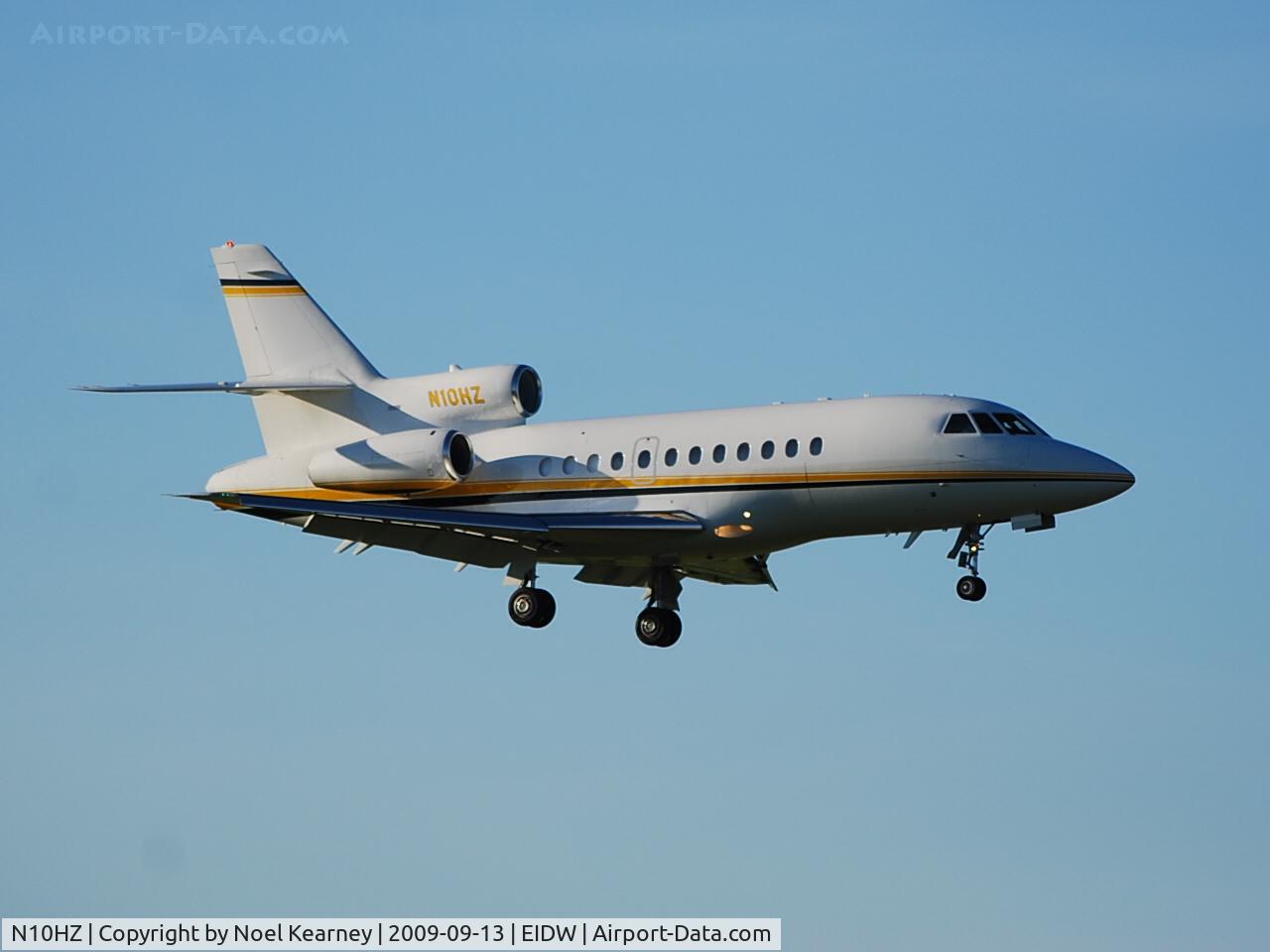 N10HZ, 1999 Dassault Falcon 900EX C/N 57, LAnding Rwy 10