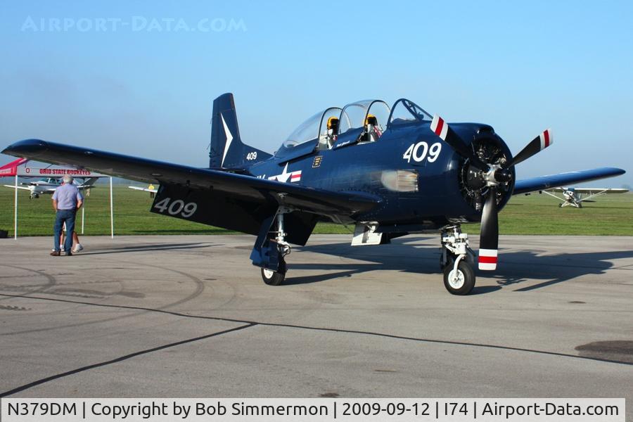 N379DM, 1951 North American T-28A Trojan C/N 174-665, MERFI fly-in - Urbana, Ohio
