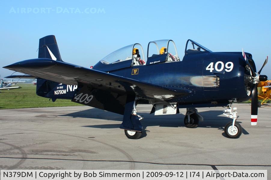 N379DM, 1951 North American T-28A Trojan C/N 174-665, MERFI fly-in - Urbana, Ohio