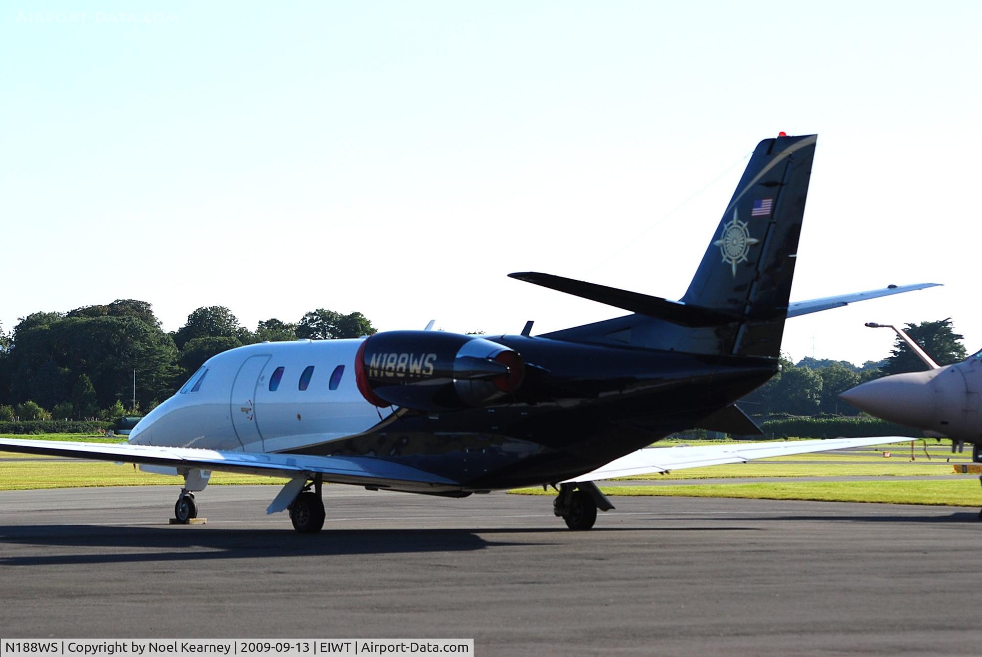 N188WS, 2001 Cessna 560XL C/N 560-5179, Parked on the main apron