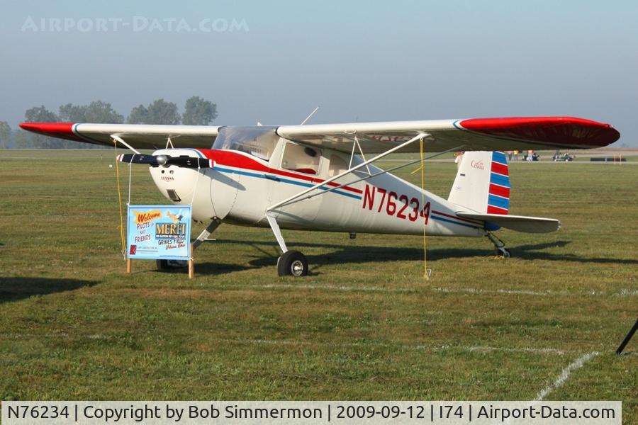 N76234, 1946 Cessna 140 C/N 10637, MERFI fly-in - Urbana, Ohio
