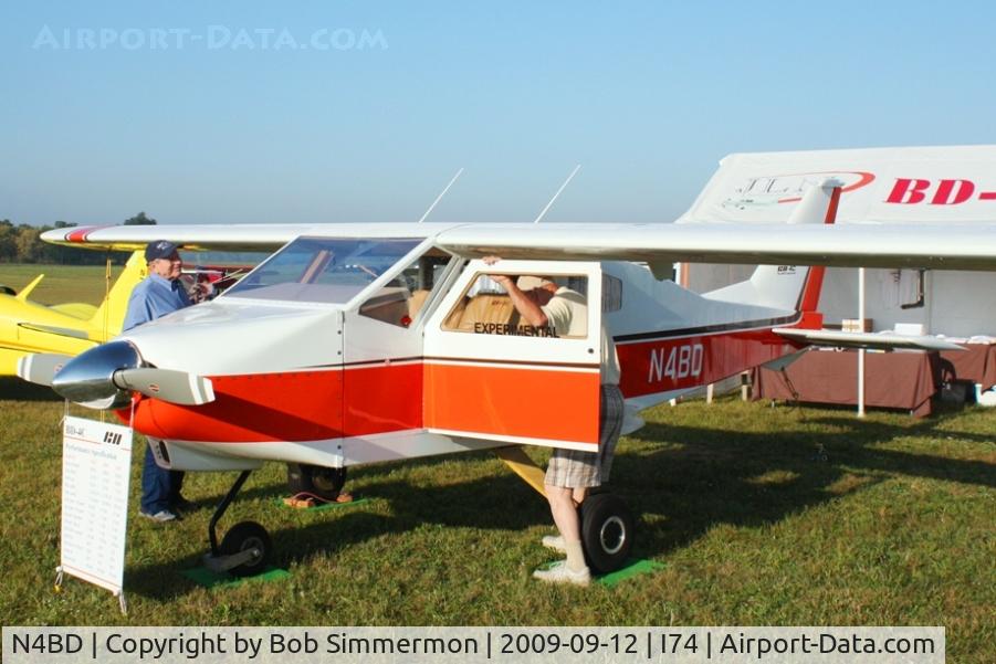 N4BD, 1975 Bede BD-4 C/N 800, MERFI fly-in - Urbana, Ohio