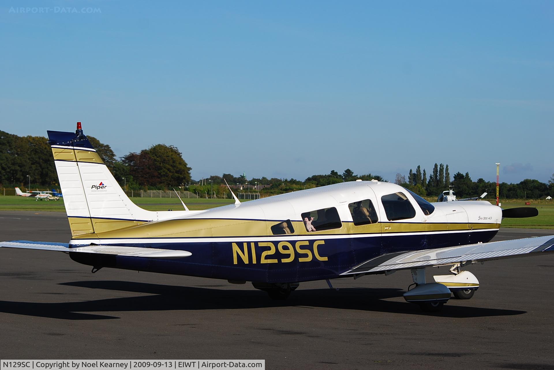 N129SC, Piper PA-32-300 Cherokee Six Cherokee Six C/N 32-7440057, Parked on main apron - a long way from home.
