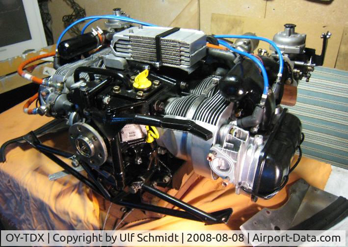 OY-TDX, 1984 Hoffmann H-36 Dimona C/N 3638, Motor after.