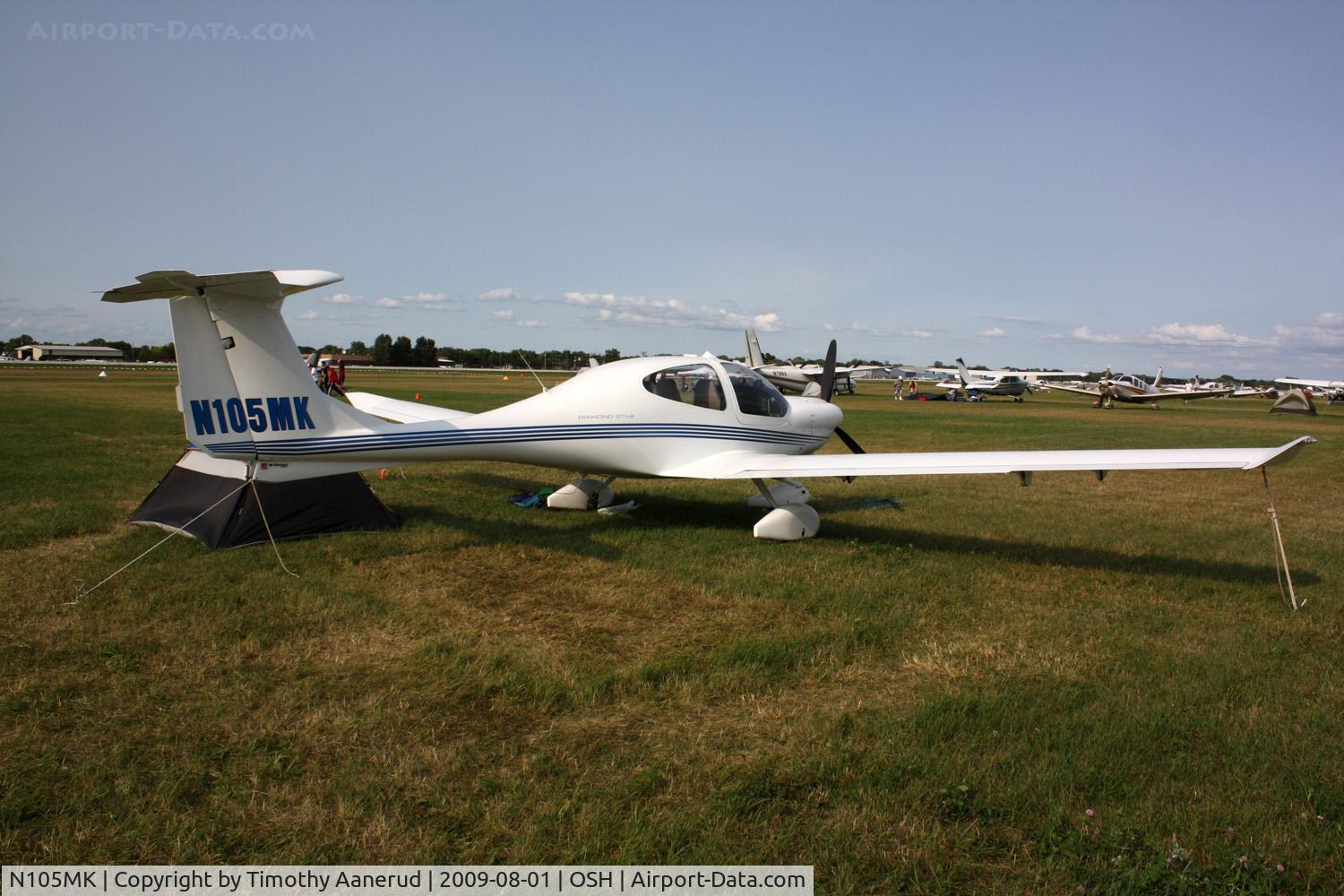 N105MK, 2002 Diamond DA-40 Diamond Star C/N 40.244, 2002 Diamond Aircraft Ind Inc DA 40, c/n: 40.244