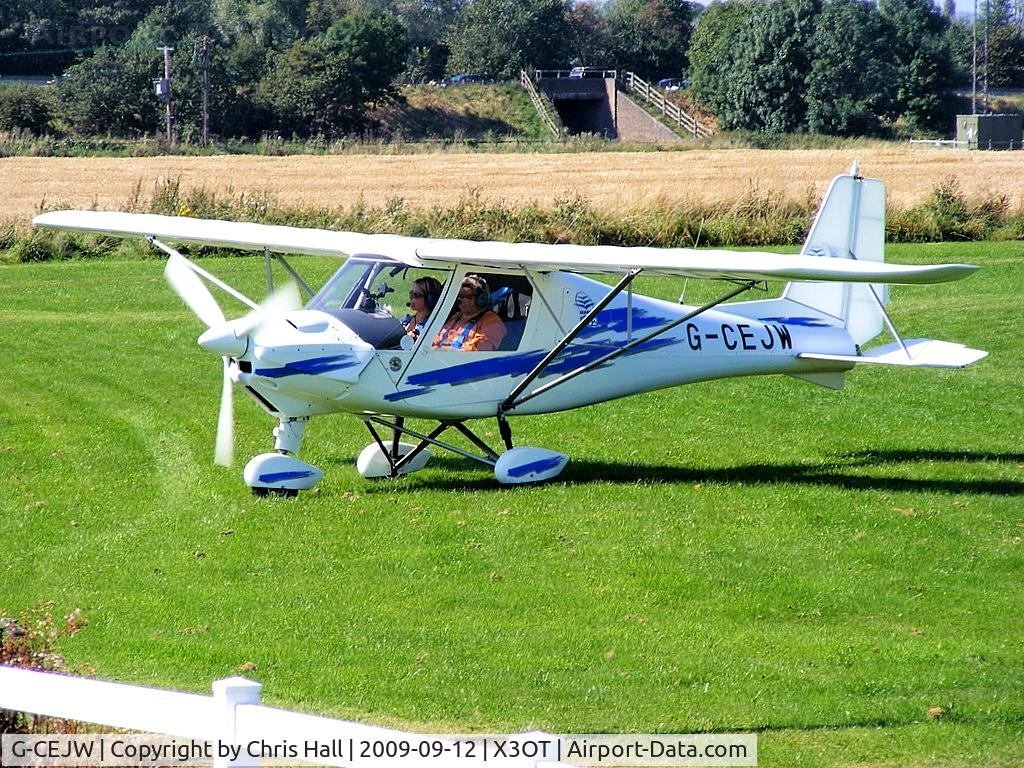 G-CEJW, 2006 Comco Ikarus C42 Cyclone FB80 C/N 0612-6860, Staffordshire Aero Club's 25th anniversary fly-in