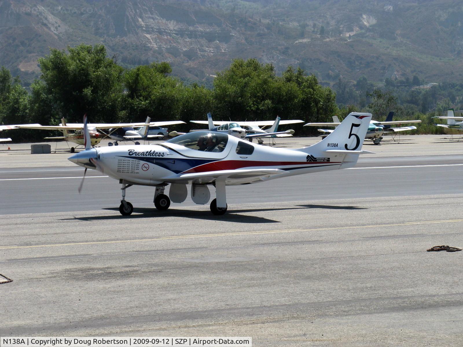 N138A, 2002 Lancair Legacy C/N L2K-138, 2002 Chiavetta LANCAIR LEGACY 'Breathless', Continental IO-550 300 Hp, taxi