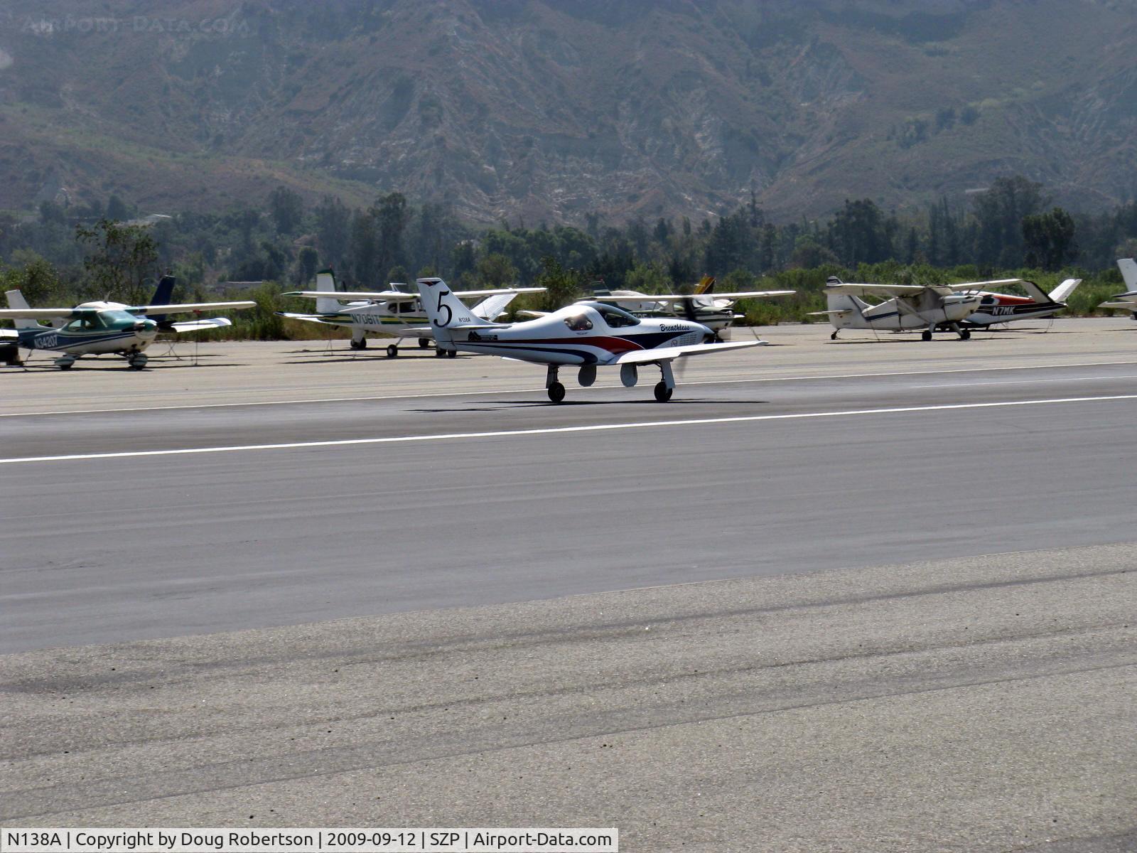 N138A, 2002 Lancair Legacy C/N L2K-138, 2002 Chiavetta LANCAIR LEGACY 'Breathless', Continental IO-550 300 Hp, takeoff roll Rwy 22